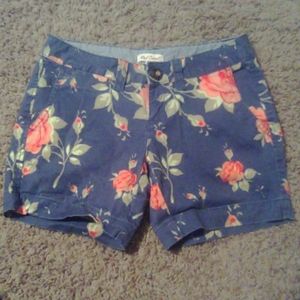 Rose Blue jean Shorts